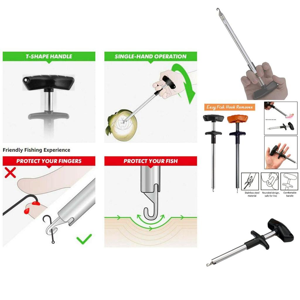Premium Quality Easy Fish Hook Remover With Ergonomic Design For Safe Fishing