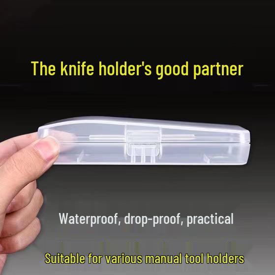 High-Quality Portable Travel Razor Case: Universal Transparent Holder Box