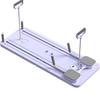 Foldable Multifunctional Fitness Board: Ab Trainer, Chest Muscle Trainer & Pilates Plank Device
