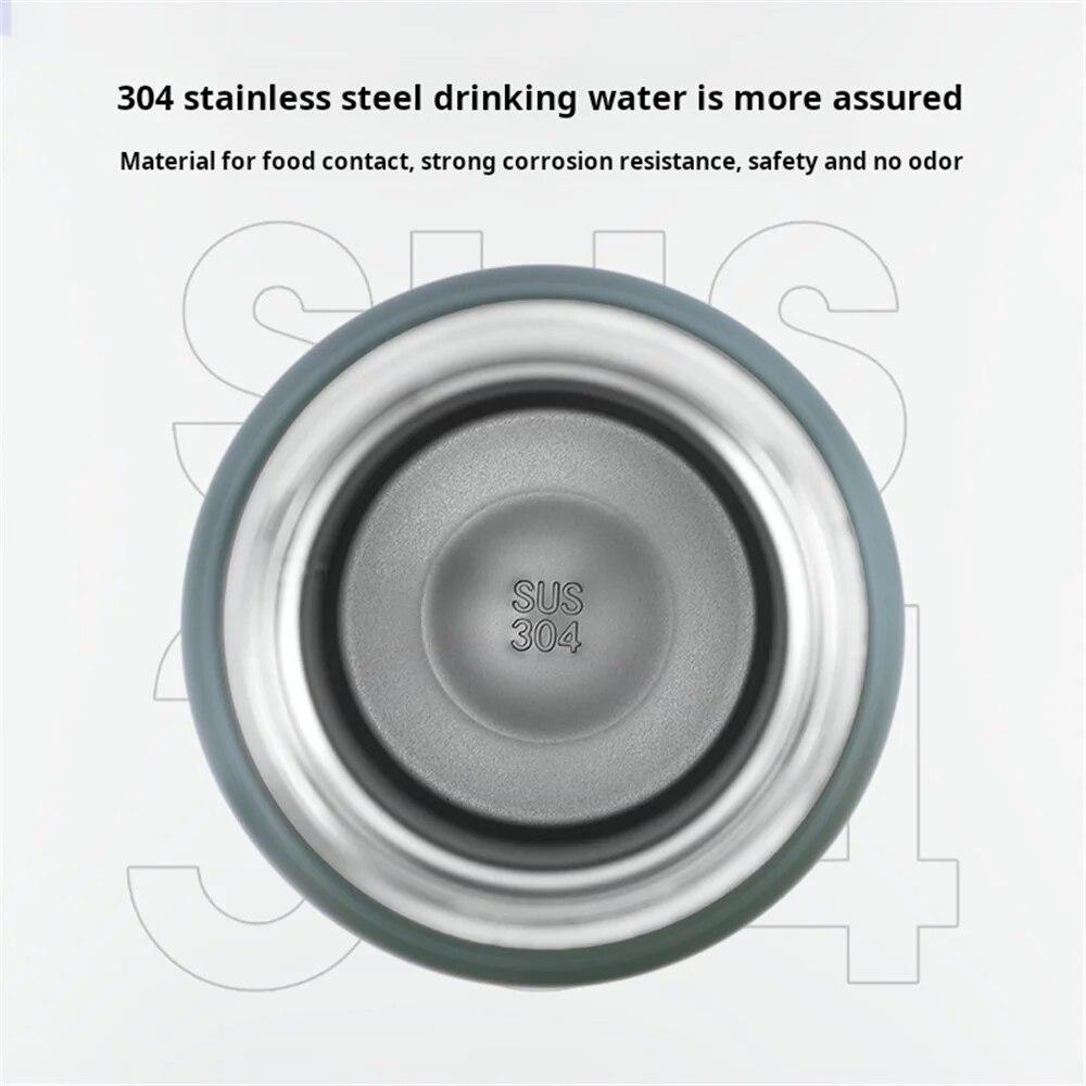 600ML/800ML Venkovní termoska Přenosná konvice Láhev na vodu s čajovým filtrem 304 Nerezová ocel Termohrnek Nepropustná termoska Sportovní