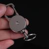 1Pc Retractable Pull Key Ring Chain Clip Carabiner Holder Recoil Extends