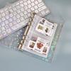 Transparent A6 Loose-Leaf Sticker and Card Organizer with Refill Pages