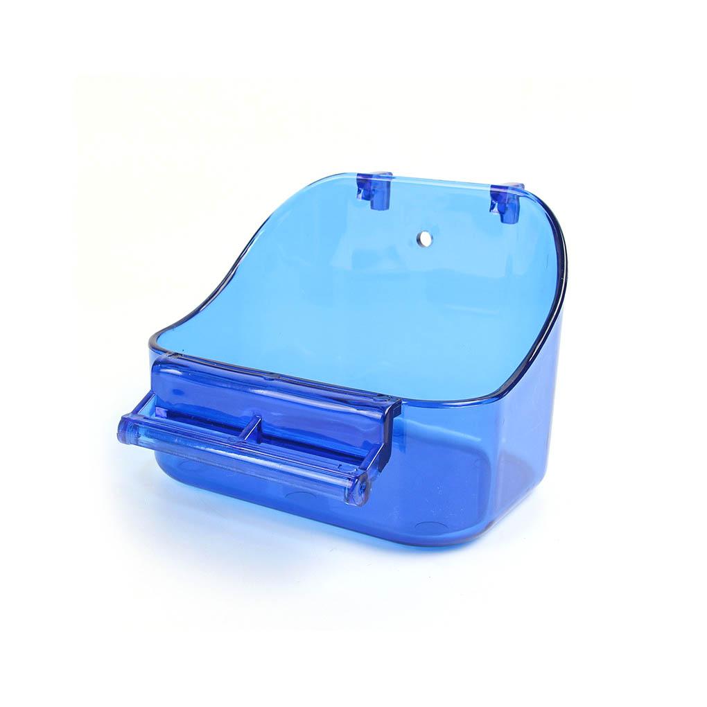 

Parrot Bath Case Bird Box Shower Cage Caged Accessory Indoor Outdoor Yard Supplies Handily Install Multipurpose синій