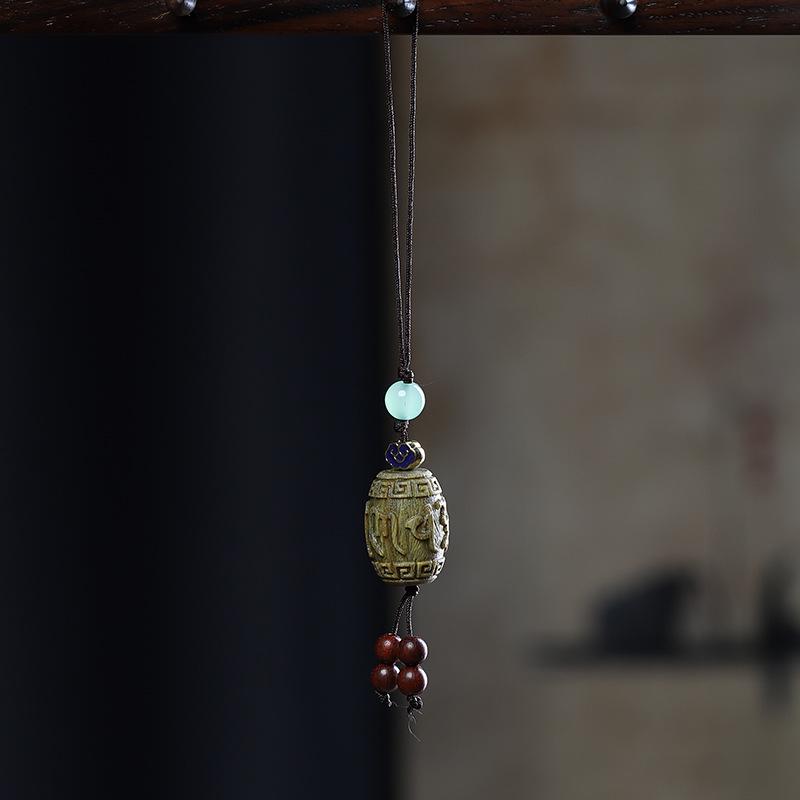 Сандаловое дерево Национальная волна Мир и Безопасность Брелок-подвеска