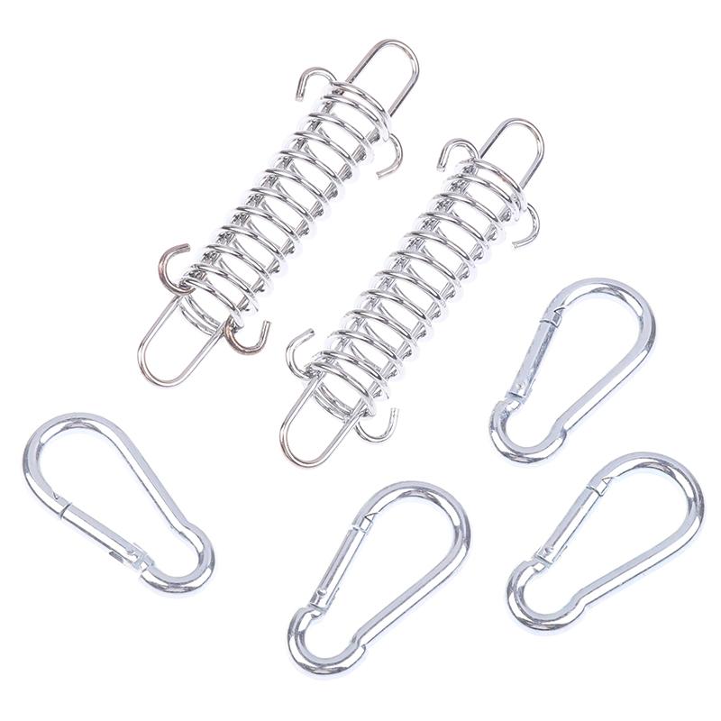 1/4/5 Conjuntos Tenda de Camping Corda de Vento Fivela de Mola Tensionador de Tenda Estacas de Deck ao Ar Livre com Clipes Mosquetão Tensionador de Toldo Gancho Fixo