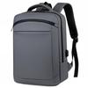 Business Backpack Versatile Men's Water-resistant Computer Backpack Men's Leather Film Large Capacity Student Schoolbag