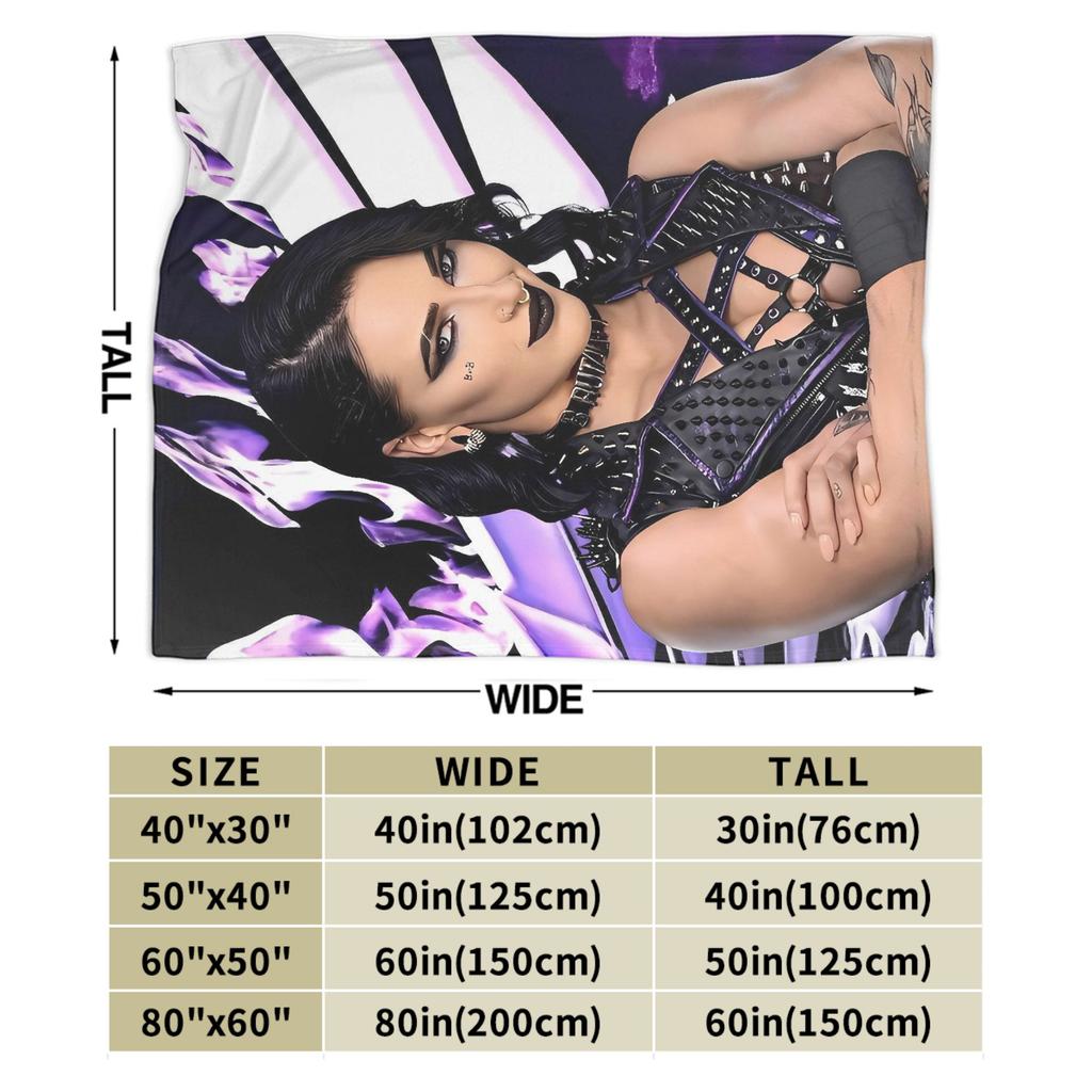 Rhea Ripley Cool Flannel Blanket  Soft Warm Throw Blanket for Home Decor Travel Fashion Bedspread Sofa Bed Cover