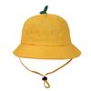 Summer Sunscreen Visor Baby Spring Summer Kindergarten Bucket Hat Boys and Girls Can Customize Logo Small Yellow Hat
