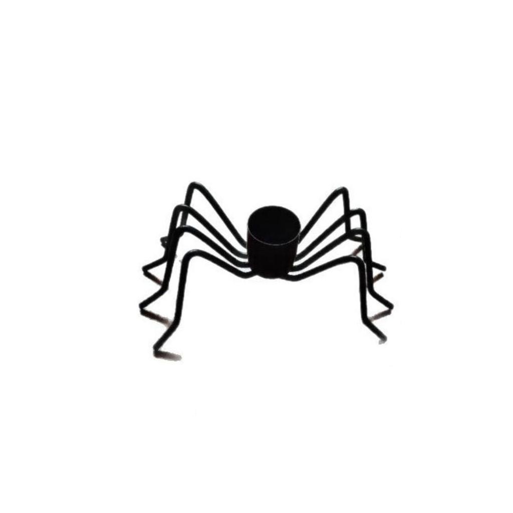 Spider Candle Holder, Halloween Props Decoration Ornaments Black Candle Holder