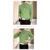 Spring 2024 Men's Sweater Patchwork Assorted Colors Skin-Friendly Fabric Fashion Versatile Top Casual Long-Sleeved Bottoming Shirt