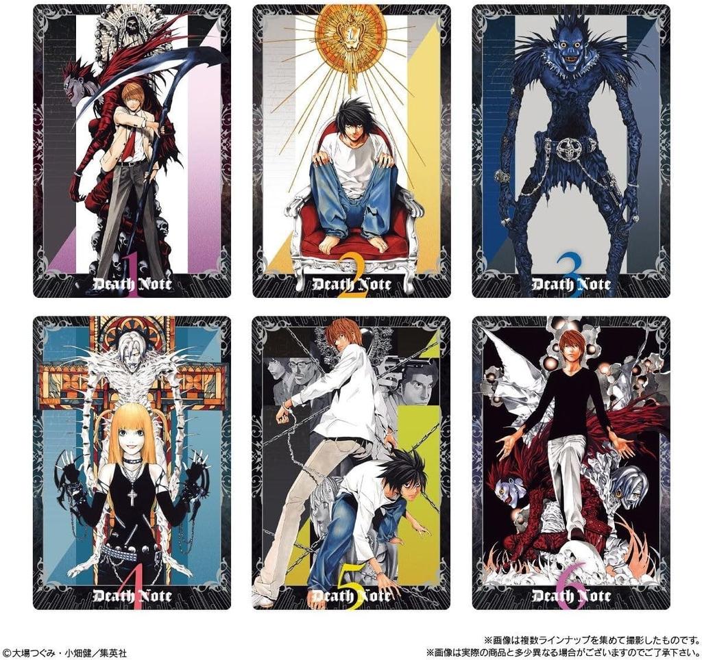 BANDAI DEATH NOTE Wafer Card Collection 20 Packs Box Japan