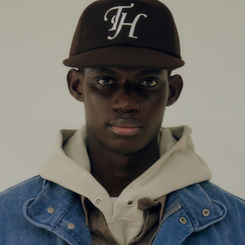 

TRAFFIC HARMONY WOOL BLEND TH APPLIQUE LOGO DEEP-FIT 6-PANEL cap_brown brown