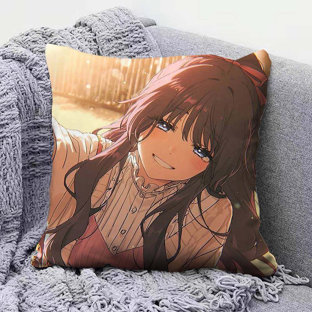 Kaoruko Waguri Kaoru Hana wa Rin to Saku Pillow Covers Home Sofa Cushion Covers and Aecorative Custom