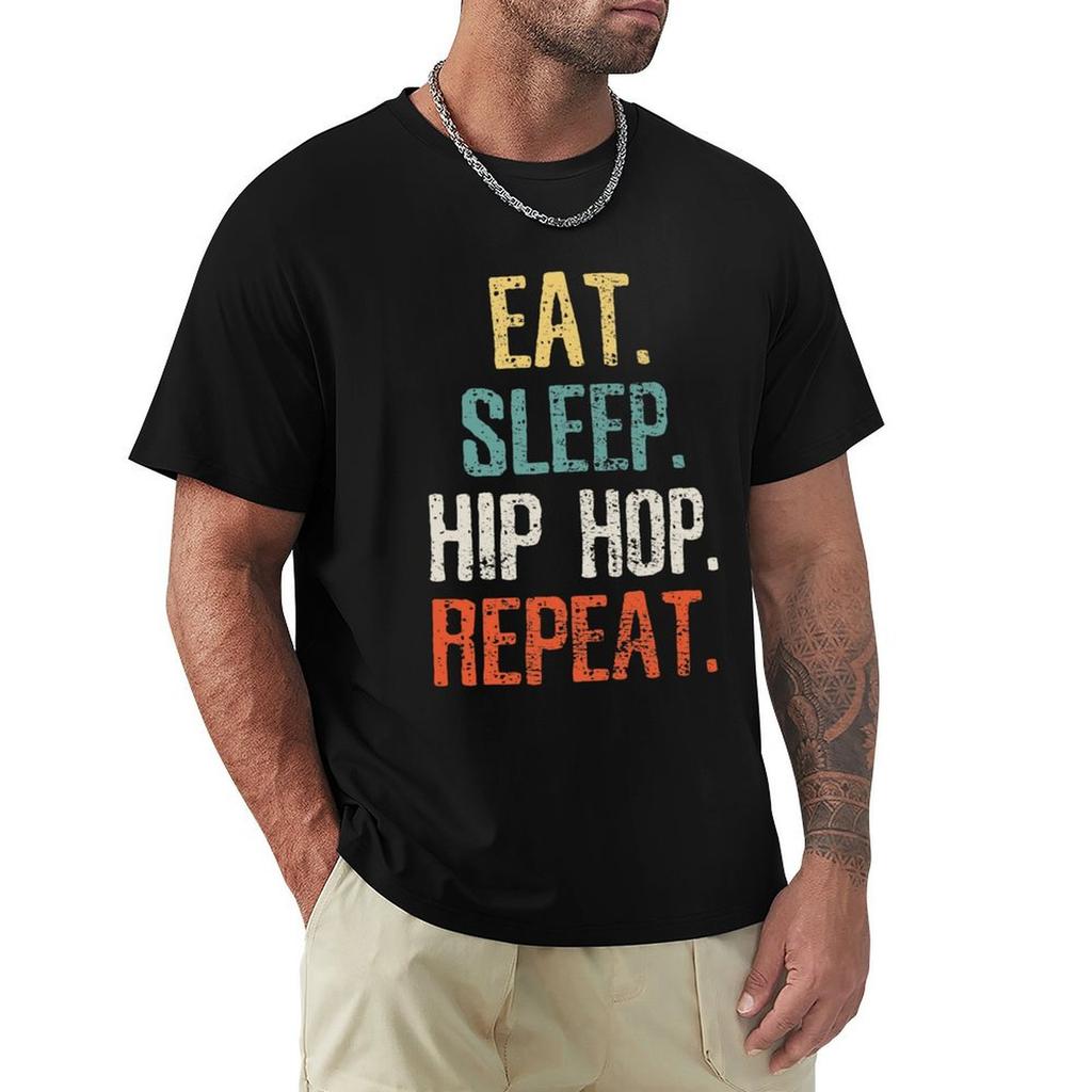 Hip Hop Vintage Tshirt Casual Simple Design Short Sleeve Shirt