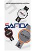 Sanda Stylish Korean-Style Waterproof Watch with Detachable Silicone Band for Men, Women, and Students
