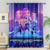 2er-Pack K-Pop-Themen Verdunkelungsvorhänge 85 Prozent Lichtblockierend Ösenfenstervorhänge für Schlafzimmer und Wohnzimmer