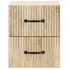 Wall Mounted Nightstand 2 pcs Sonoma Oak 34.5 x 33 x 40 cm
