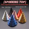 Fingertip Gyroscopes Spherical Toys Desktop Conical Gyroscopes Hand Spinner Fingertip Metal Alloy Gyro Stress Relief Adult Toys