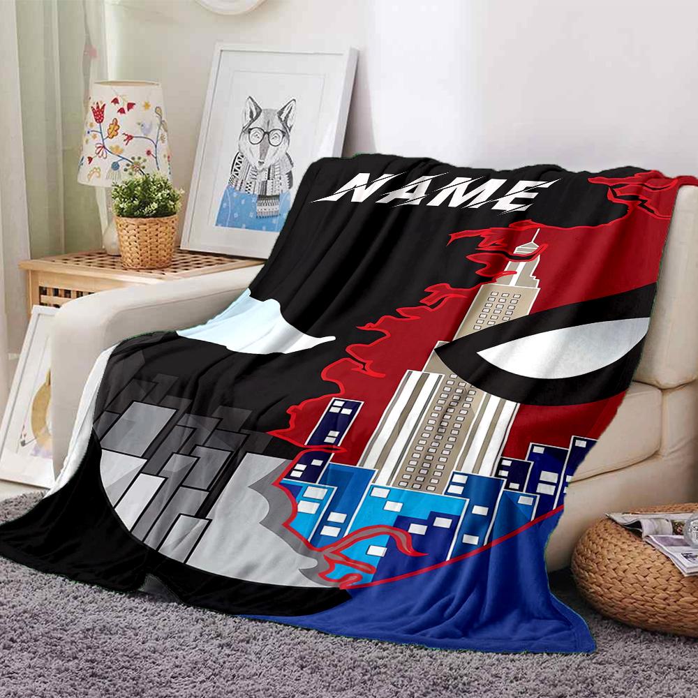 Custom Name "Avengers: Infinity War Poster" blanket for Couch & Bed, Plush Cozy Fuzzy Blanket Super Soft & Warm Blankets for Fall and Winter. 09083