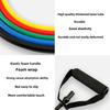 5 Levels Elastic Band Yoga Pull Rope Elastic Gym Fitness Exercise Tube Band with Handles for Home Workouts Strength Training