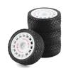1/10 RC Rally Car Tires On Road Tyres 12mm Hex Plastic Wheels Rims for 1/10 Scale Racing Car Tamiya TT01 TT02 XV01 TA06 PTG2
