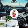 Car Dashboard Decorations Solar Swing Deer Santa Claus Statue for Dashboard Cute Collectible Dolls Car Interior Supplies for Car