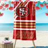 Telo da Spiaggia Stampa San Francisco 49ers, Grande Morbido Asciugatura Rapida per Spiaggia Campeggio Nuoto