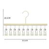 10 Clip Clothes Hanger Non-marking Clothes Drying Rack New Sock Clip