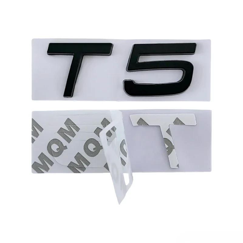 T5 T6 AWD Logo Car Rear Trunk Emblem Sticker for Volvo S60 V60 S80 XC60 XC90 Auto Body Badge Decal Accessories