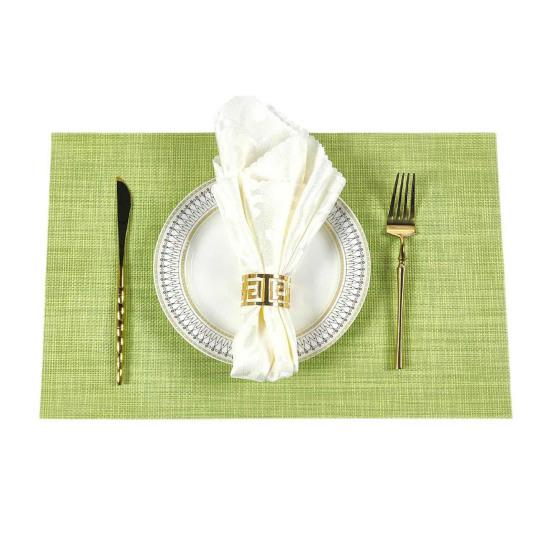 Heat Resistant Placemats Reusable Wear-Resistant Stain-Proof Table Non-Slip Heat-Insulating Mats Protectors for Dining