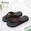 WOTTE Zehensandalen Herren Badeschuhe Strandsandalen Hausschuhe für Herren Ballerinas chaussure homme Rutschfeste Schuhe Männlich Herren Sandalen Innen&Außen