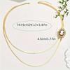 TEMU Fashionable Exaggerated Snake Chain Pendant Necklace