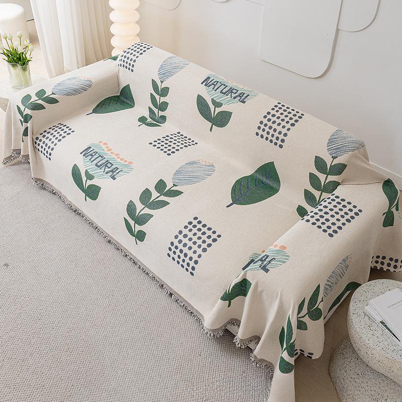 Sofa Towel for All Seasons Ins Style Abstract Anti-cat Scratch Sofa Cover Cloth Full Cover Sofa Blanket Sofa Cover Dustproof