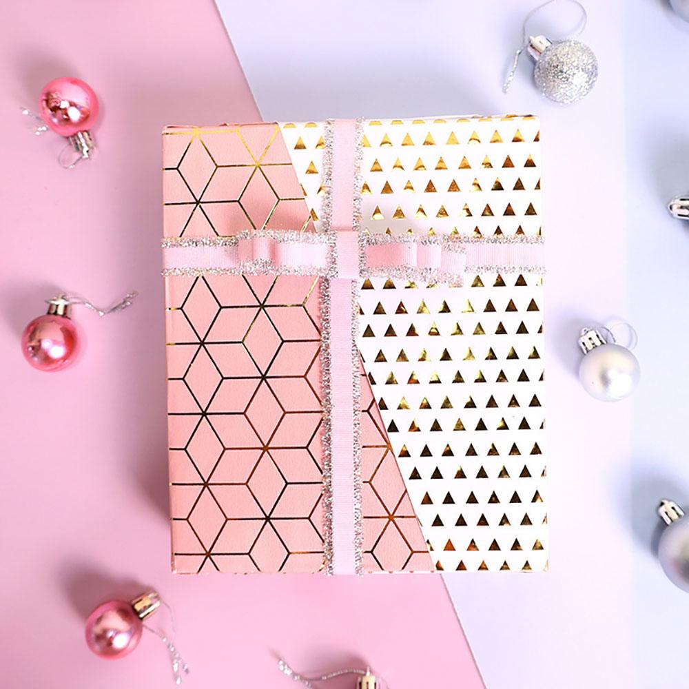 50x70cm Bronzing Gift Wrapping Paper Gold Polka Dots Birthday Valentine's Day Bouquet Gift Packaging Paper DIY Decoration Paper