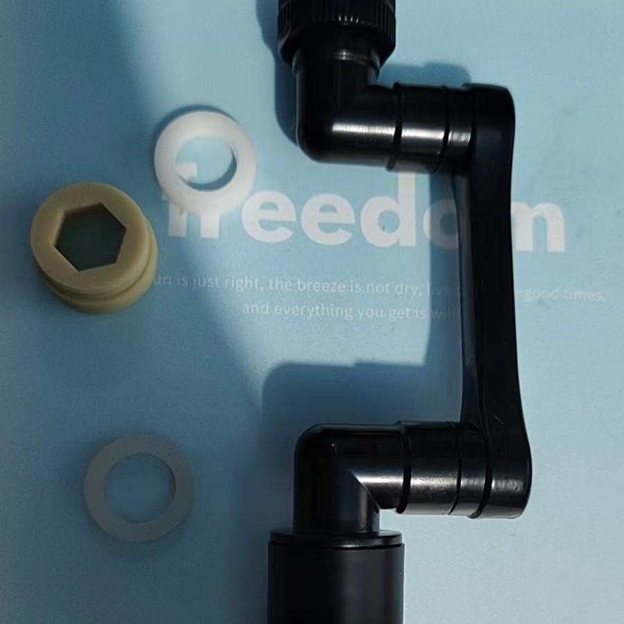 Universal Rotating Mechanical Arm Faucet Extender for Bathroom Basin