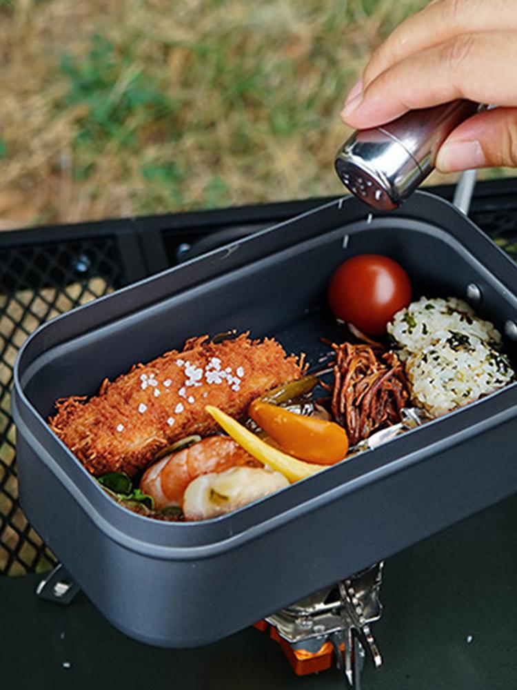 Camping Gewürzflasche 2X Kleine Pfefferstreuer mit Deckel Edelstahl Reise Salzbehälter mit Aufbewahrungstasche für Outdoor Kochen