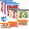 PEVA Stand-up Refrigerator Food Storage Bags - Seal & Preserve Freshness