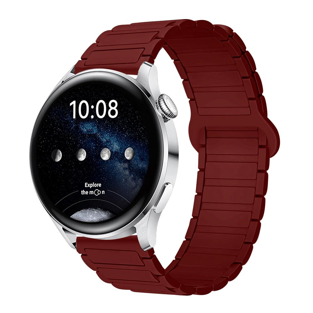 18mm 22mm 20mm Magnetic Silicone Strap For Samsung Galaxy Watch 7 6 5 4 44mm 40mm Sports Band For Galaxy Watch 4 6 Classic 47mm Huawei GT 4/5/6 41mm
