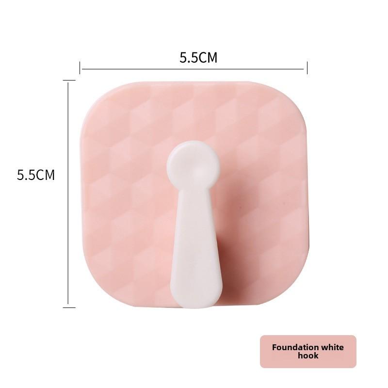 

1pcs Contrast Color Hook Kitchen Wall Hook Multifunctional Bathroom Hook Traceless Hanger Rotating Hook Kitchen Storage Hook 1PCS