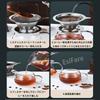 EsiFare Coffee Stainless Steel Coffee Filter with Coffee Filter Conical Filter with 800 Mesh Filter, Double-Layer Mesh, One-Piece Base, Reusable,