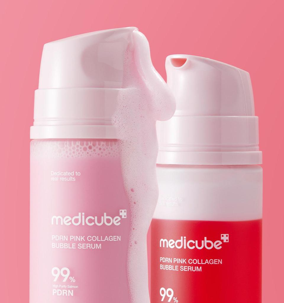 Medicube PDRN Pink Collagen Bubble Serum 95ml