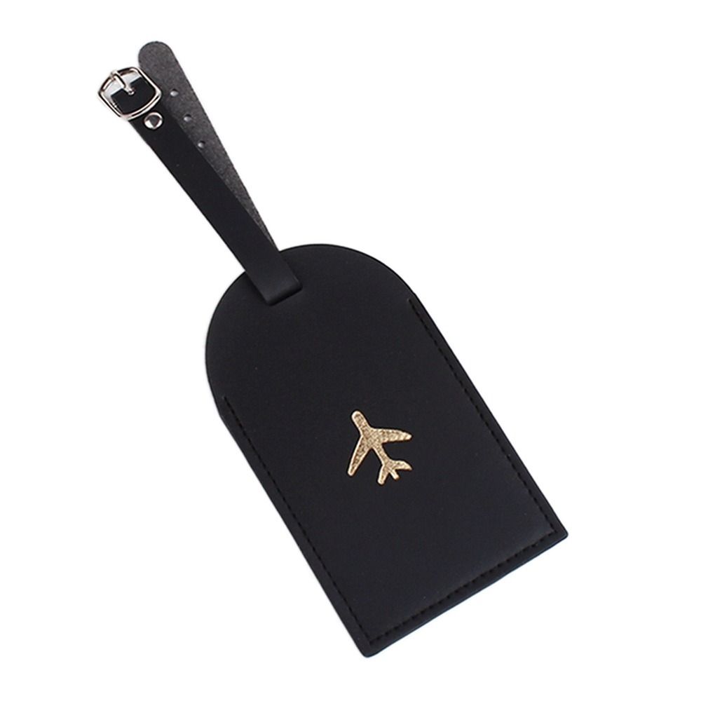 Airplane Suitcase Tag PU Luggage Tag Boarding Pass Information Card Portable Baggage Name Tags  Men
