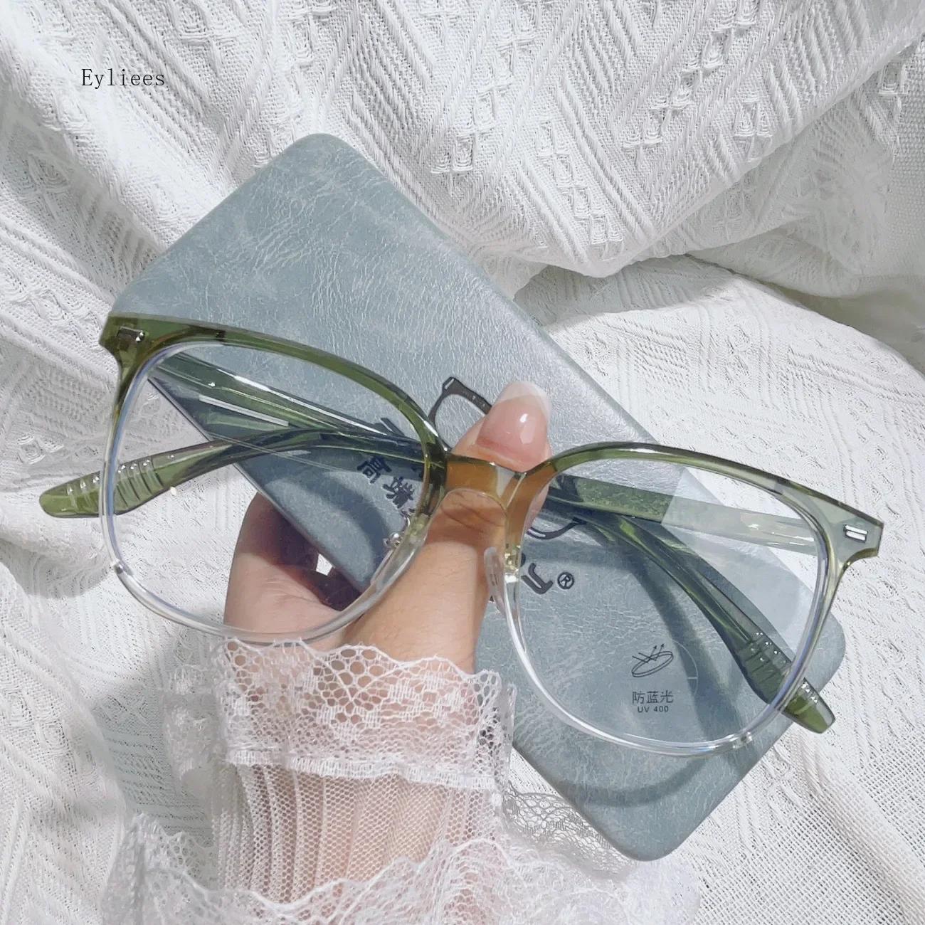 

Lunette De Vue Femme Short-Sighted Eyeglasses Women S Trendy Transparent Computer Glasses Anti-Blue Optical Spectacle Eyewear 0