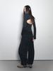 Visus Curved Courduroy Pants_Navy
