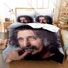Leggenda del Rock Sperimentale Frank Zappa Stampa Integrale Set Biancheria da Letto 3 Pezzi Copripiumino + 2 Federe Teen Stanza del Dormitorio Decorazione per la Casa