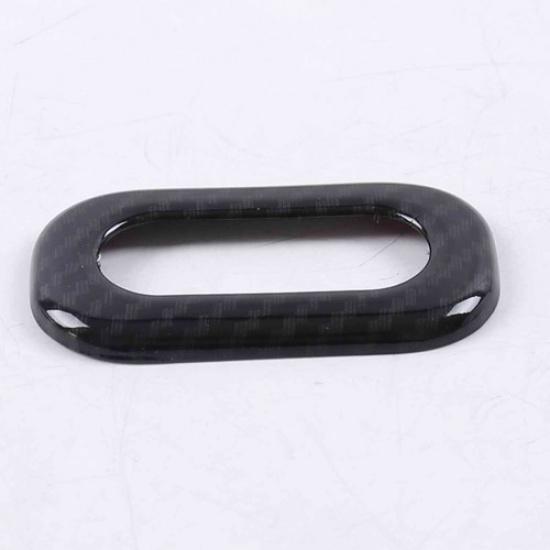 Seat Adjust Button Lid Cover Trim For 2014- Jeep Grand Cherokee Carbon Fiber