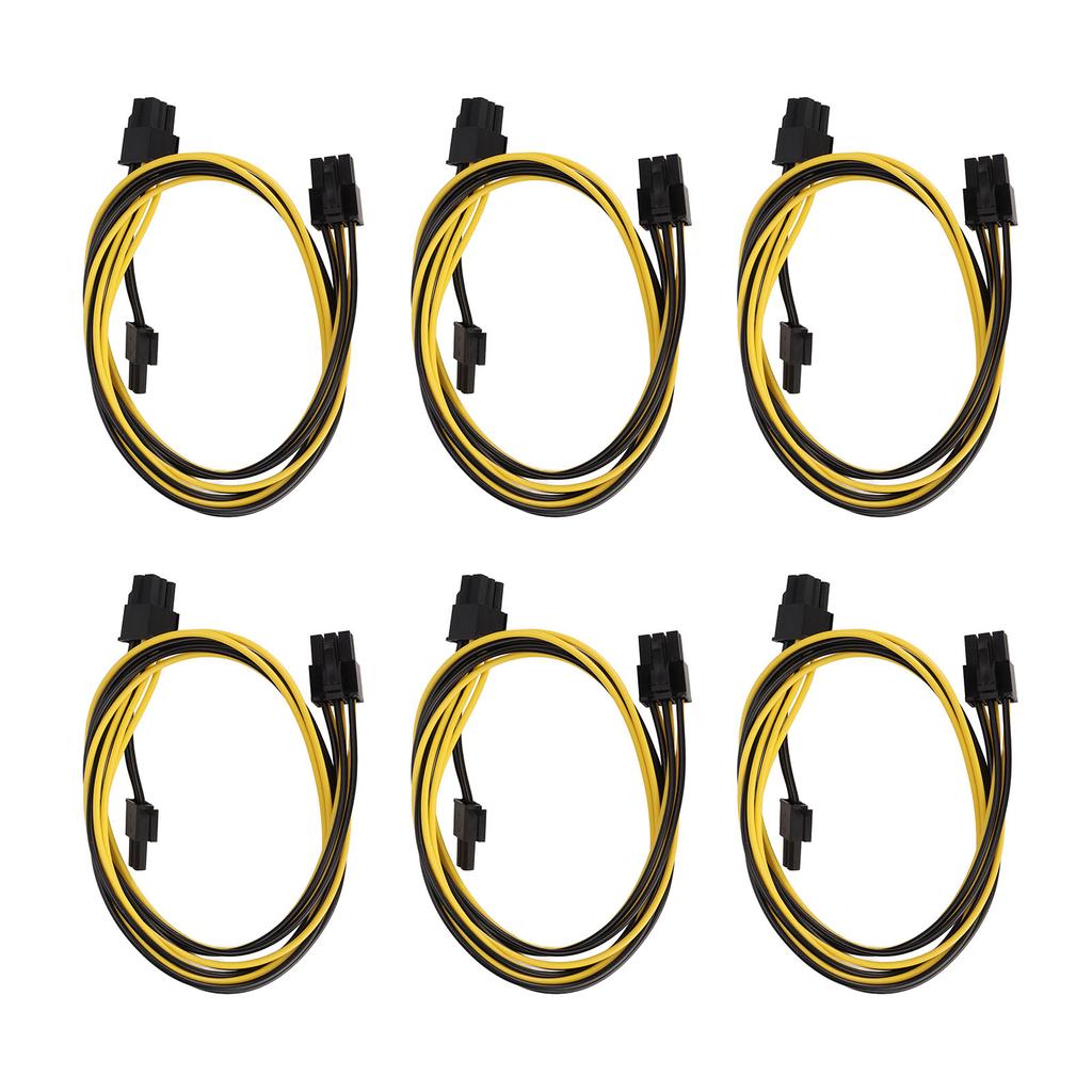 6 Buc Cabluri de Alimentare GPU PCIE 6Pin la 8Pin Masculin la Masculin Accesorii Alimentare pentru TT pentru OCZ