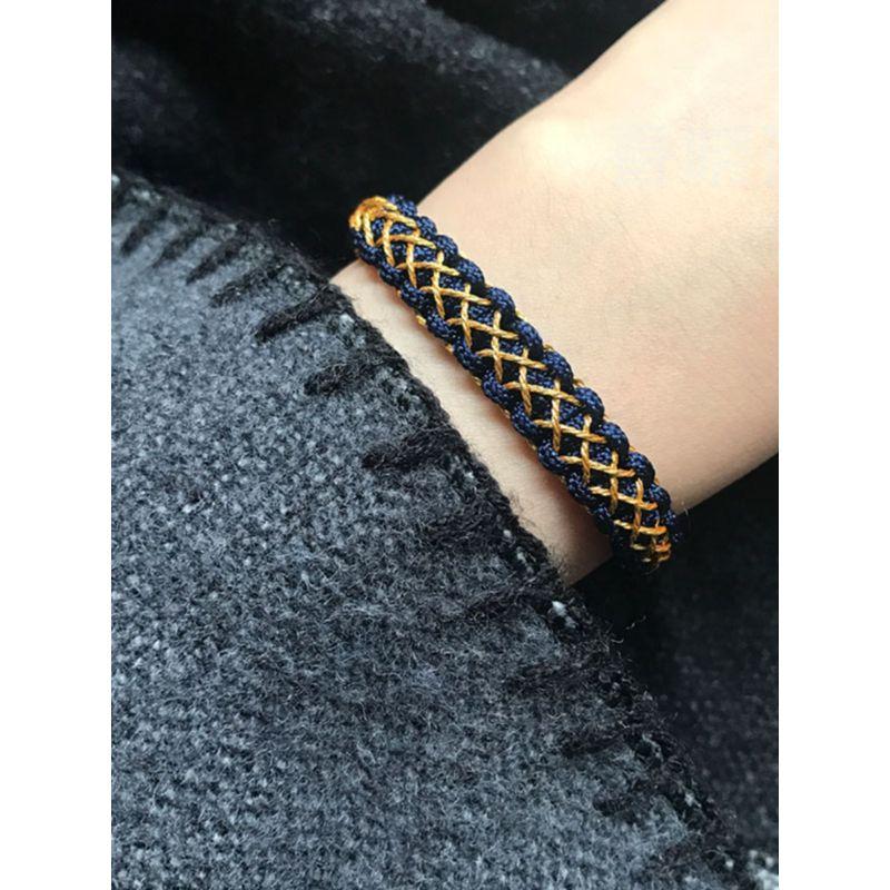 

Плетеный из травы ручной ремешок DIY набор материалов год животного красный синий шелковый браслет для мужчин и женщин День святого Валентина Циси подарок ручной работы Wine Red 1 Tibetan Blue 1