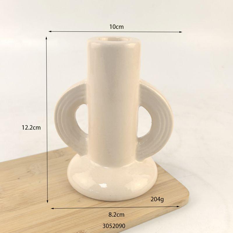 

Ins Candle Holder Ornament Wabi-**** Wind Cream Wind Candle Holder Home Living Room Bedroom Dining Table Romantic Ornament Irregular candle holder