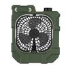 USB Ports Rechargeable Camping Fan Adjustable Oscillating Fan Battery Operated Fan  Outdoor Travel
